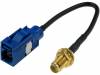 AD.GPS.50.BL, Адаптер GPS; гнездо Fakra, SMA-B вилка; 0,15м, 4CARMEDIA