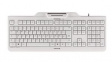 JK-A0100EU-0-Z- Keyboard with Built-In Chip Reader, LPK, KC100SCZ, EU US English with €/QWERTY,