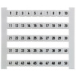 0468660001 THEK 6 FW 1-50 Marker 5 Strips White