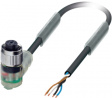 1681020 Actuator/sensor-cable M12 (90°) Разъем разомкнут 10 m