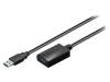 95727 Кабель; USB 3.0; гнездо USB 3.0 A, вилка USB 3.0; 5м; черный