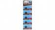 1516-0102 [5 шт] Lithium Coin Cells CR1632 / 3V Pack of 5 pieces