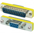 149-2-2 Mini adapter, serial DB9 - DB25 f - m