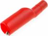 R8-54 RED, Зажим "крокодил"; 10А; 60ВDC; красный; Длина:60,7мм; Изоляция: ПВХ, SCI