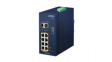 IGS-1020PTF PoE Switch, Unmanaged, 1Gbps, 240W, RJ45 Ports 8, PoE Ports 8, Fibre Ports 2SFP