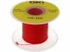 R26RED-0100, Кабель; однопров; OFC; 26AWG; kynar 460 (PVDF); красный; 300В; 100м, OK International