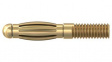 SA2.5-G Laboratory Plug, M2.5 Screw, 2.5mm, Gold-Plated