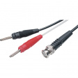 BBA 58 150 Test Lead with diam. 4 mm Laboratory Plug, BNC 150 cm