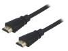 27603, Кабель; HDMI 1.4; вилка HDMI, с обеих сторон; 5м; черный, QOLTEC