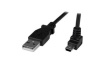 USBAMB1MU USB Cable Up Angle USB-A Plug - USB Mini-B 1m USB 2.0 Black