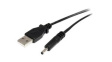 USB2TYPEH USB Cable USB-A Plug - 3.4 x 1.3 mm Barrel Plug 900mm USB 2.0 Black