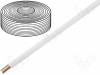 TEL-0034-100/WH Кабель: телефонный; многопров; 6x28AWG; белый; 100м; Проводник: Cu