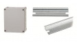 TAM 131308 + MIV 10 Plastic Enclosure + DIN-35 Rail Bundle 130x130x75mm Grey ABS IP65