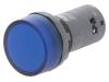 1SFA619403R5024, Индикат.лампа: индикаторная лампа; плоский; синий; Отв: O22мм, ABB