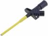KLEPS2900SW, Clip-on probe; hook type; 6A; 1kVDC; black; Grip capac: max.2mm, Hirschmann