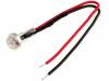 R9-79L-11-12RED Индикат.лампа: LED; плоский; 12ВDC; Отв: O5,2мм; IP40; поликарбонат