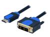 CHB3101 Кабель; HDMI 1.3; вилка DVI-D (18+1), вилка HDMI; 1м