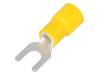 TMEV 5.5Y-5-YEL Вилочный; M5; O:5,3мм; 2,63?6,64мм2; обжим; на провод; луженые
