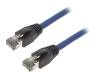 CQ8056S Patch cord; S/FTP; Cat 8.1; многопров; Cu; LSZH; синий; 2м; 26AWG