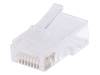 MP0020 Вилка; RJ45; PIN:8; не экранированный; позолота; обжим; на провод