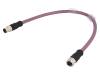 VDOGH050ZDA00,3C05STGH050ZDS, Кабель: датчиков / автоматики; PIN:5; M12-M12; 300мм; вилка; вилка, IFM ELECTRONIC
