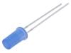 OSBBS25TK4A LED; 5мм; биполярный; голубой; 330-500мкд; 180°; LED AC, без фланца