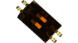 TDA02H0SB1 Переключатель: DIP-SWITCH; Кол-во секций:2; OFF-ON; 0,025A/24ВDC