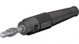 64.9199-21 In-Line Test Plug 4mm Black 32A 30V Nickel-Plated