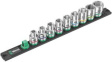 05005480001 Zyklop Socket Set, Hex, Imperial, 9 Pieces, 1/2"