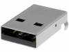 DS1098-BN0 Вилка; USB A; SMT; угловой 90°; 1,5А; Контакты: фосфор-бронза; 500В