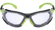 S1201SGAFKT Solus Safety Glasses Anti-Fog Black / Green/Clear 99.9 %