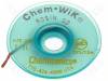 HQ-WICK-S2, Лента: распаивающая; с канифолью; W:1,27мм; L:1,5м, Chemtronics