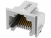 5406721-1 Гнездо; RJ45; PIN:8; Кат:5; позолота; Конфиг.выводов:8p8c; SMT