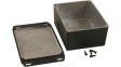 1590WCFLBK Watertight Die Cast Enclosure Flanged Lid, 94 x 120 x 53 mm, Black, IP65, 1590W