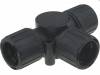 166-24805, Т-образный соединитель; Диам.рукава:42мм; Мат-л: полиамид; IP66, HellermannTyton