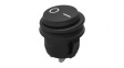 471006268142 Rocker Switch, NO, ON-OFF, IP65, Black