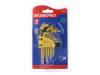 W022013 Набор ключей; Torx®; хром-ванадиевая сталь; Кол-во шт: 9