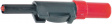 SLS 20 B BLACK Safety plug diam. 4 mm Black CAT I