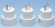 12.01 084 51 Travel mains adaptor set white