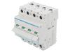 SBN463 Главный выключатель; Полюсы: 4; DIN; 63А; 400ВAC; SBN; IP20; 1?16мм2