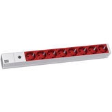 333.410, Outlet Strip, 8xF (CEE 7/3), 2 m, Bachmann