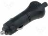A13-26B Штекер автомобильного прикуривателя; 8А; 12В/1x8A; черный