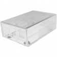 CBRPP-CLR Raspberry Pi B+ Enclosure crystal-clear 89.4 x 62.4 x 32 mm Polystyrene