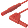 MLS WG 100/2,5 RED Safety test lead diam. 4 mm Red 100 cm 2.5 mm2 CAT III