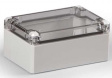 DABP081206T Cubo D 80 x 120 x 56 мм, глухая стенка, прозрачная крышка, ABS, IP 66/67