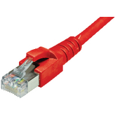 RND 765-00217, Patch Cable, RJ45 Plug - RJ45 Plug, CAT6, S/FTP, 3m, Red, RND Connect