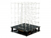 WSL818B Куб LED 3D; 9ВDC; голубой; 110x110x150мм