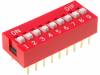DS-09 Переключатель: DIP-SWITCH; Кол-во секций:9; ON-OFF; 0,05A/12ВDC