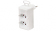 1507922101 Plug-in power strip white 10 A/230 VAC Typ 12