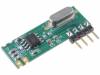 RFM83CL-433D, Модуль: RF; приемник АМ; ASK; 433,92МГц; -108дБм; 2,1?3,6ВDC; THT, HOPE MICROELECTRONICS